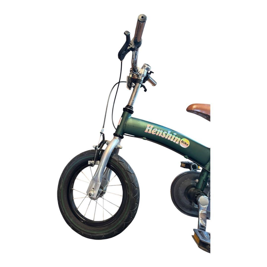 【美品】Henshin Bike へんしんバイク 12インチ レッド　緑　カーキ