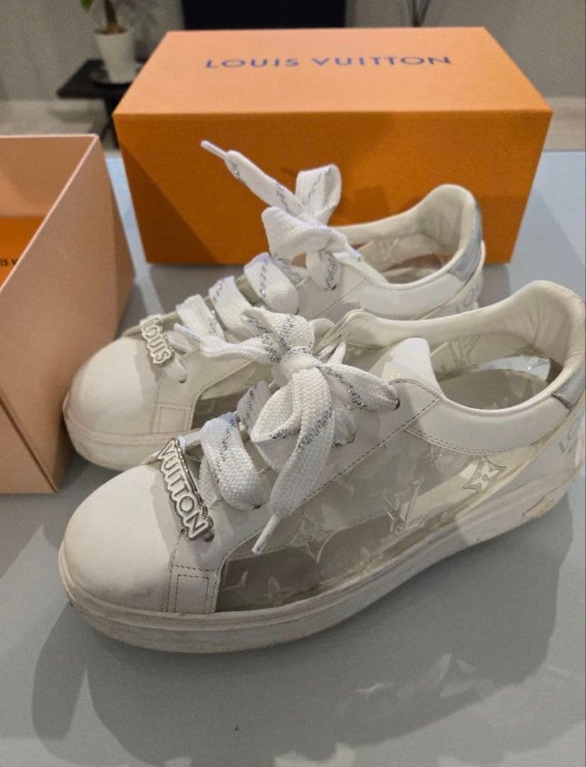 【正規品】ルイヴィトン レディース クリア×ホワイト NV0291 モノグラム