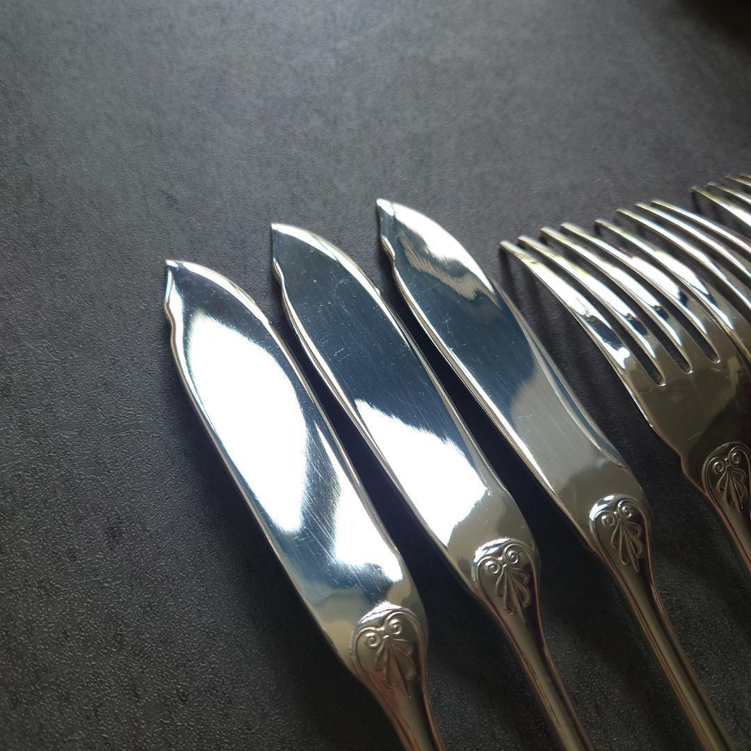美品 クリストフル マルメゾン フィッシュ ナイフ フォーク 6点
