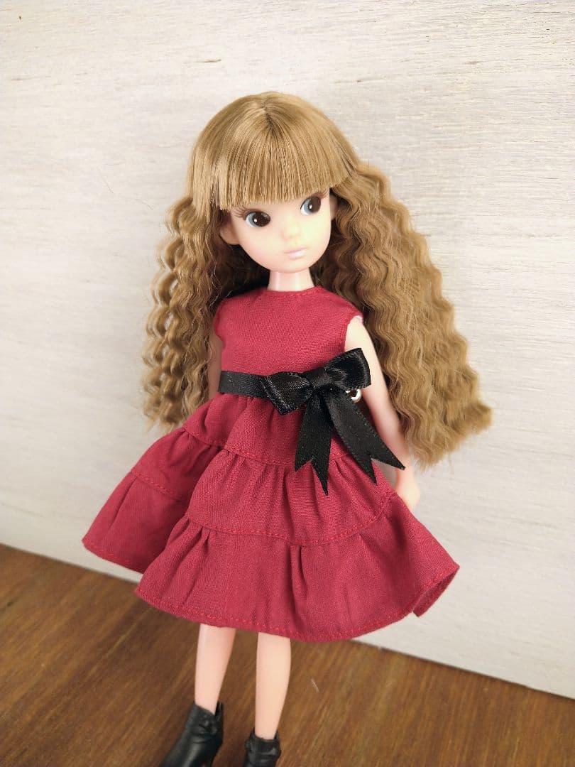 547.ティアードワンピース※リカちゃんアウトフィット※復刻版初代リカちゃん
