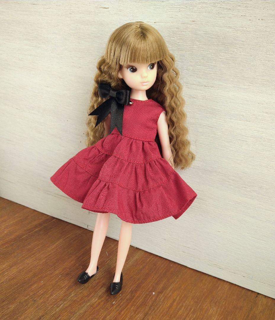 547.ティアードワンピース※リカちゃんアウトフィット※復刻版初代リカちゃん