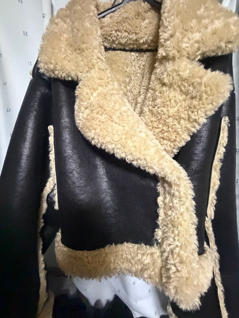 Diante 【CROPPED BOA MOUTON JACKET】