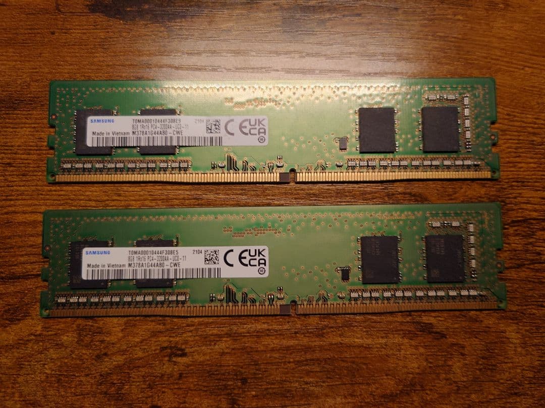 サムスンDDR4-3200 8GB デスクトップPC用 メモリー