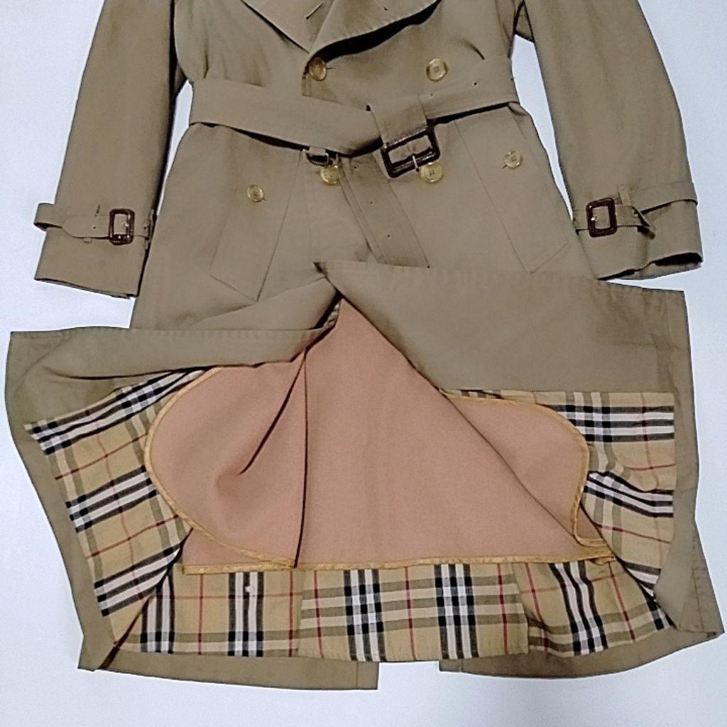 希少色　美品　バーバリーズ 　トレンチコート ノバチェック ライナー付き　英国製