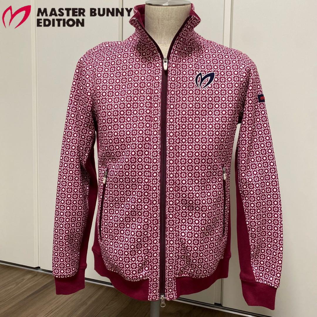 美品★マスターバニー ジップアップ ジャケット 裏起毛 メンズ M 総柄 メンズ