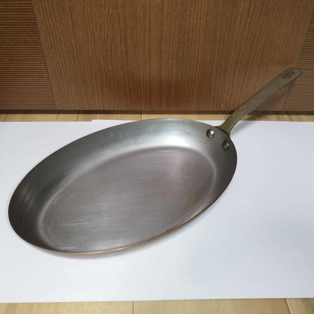Mauviel オーバルパン 30cm 銅 片手鍋 フライパン フランス製