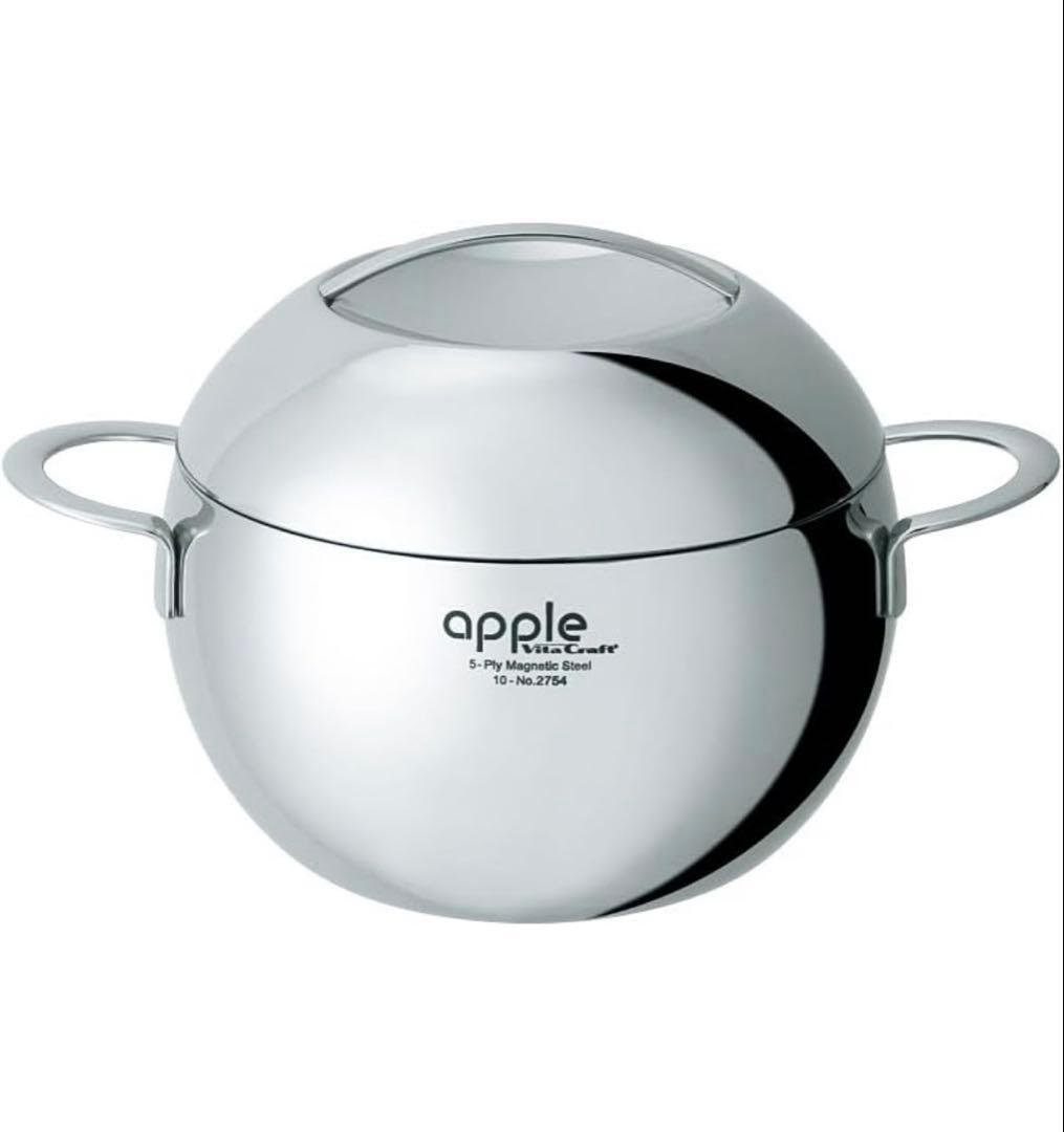 新品 ビタクラフト アップル 両手鍋 3.6L No.2754