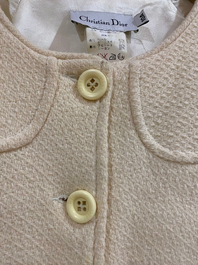 Baby DIOR /１６０/アイボリー ウールコート