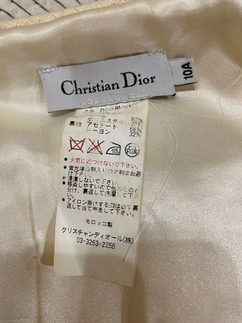 Baby DIOR /１６０/アイボリー ウールコート