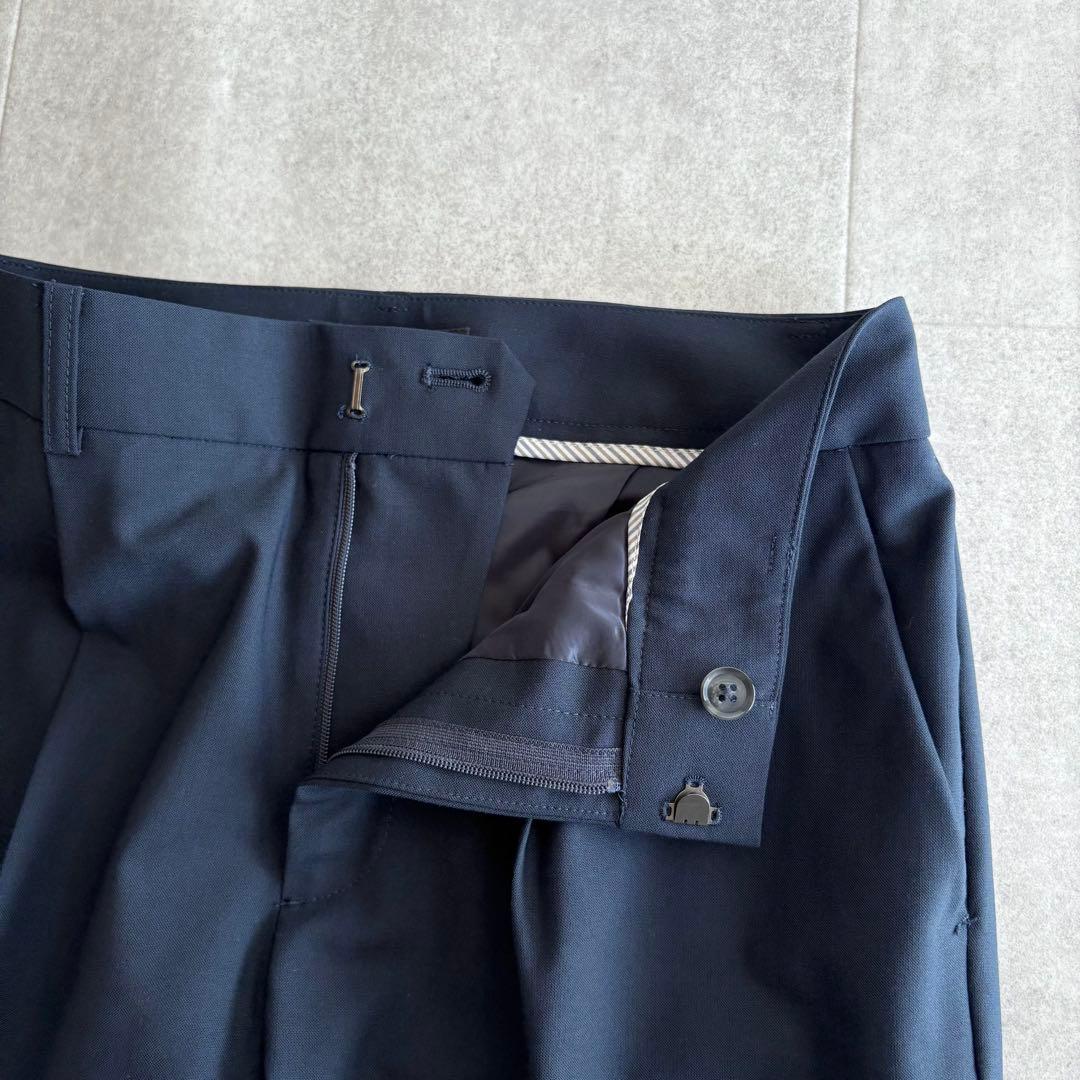 極美品✨グリーンレーベルリラクシング カチリラ パンツスーツ 紺 S~M