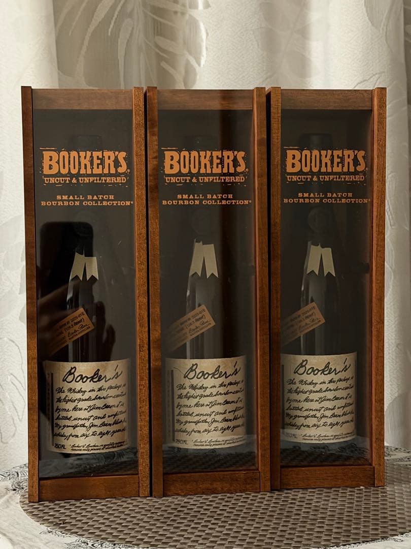 ブッカーズBooker's Bourbon 750ML 2025 3本セット