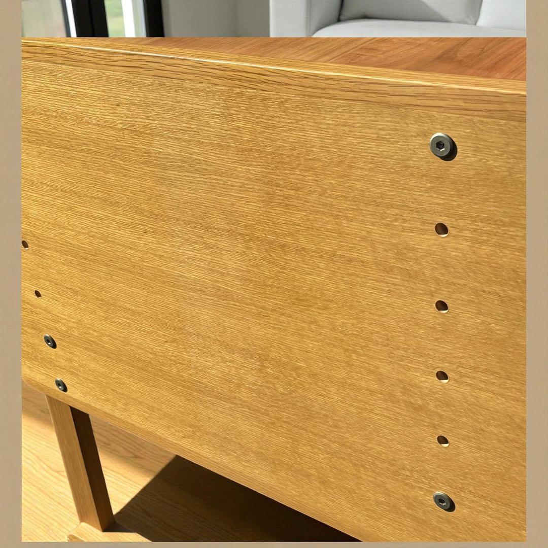 天然木・美品✨カリモク ベネッセ✨ 成長学習デスク ナチュラル 日本製 安心設計