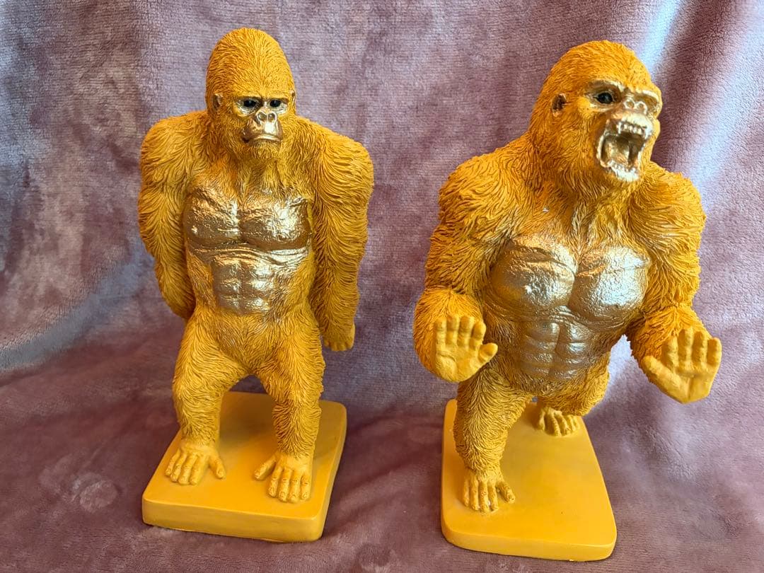 KARE ゴリラオレンジ　2/Set ブックエンド　ブックスタンド　本立て　新品