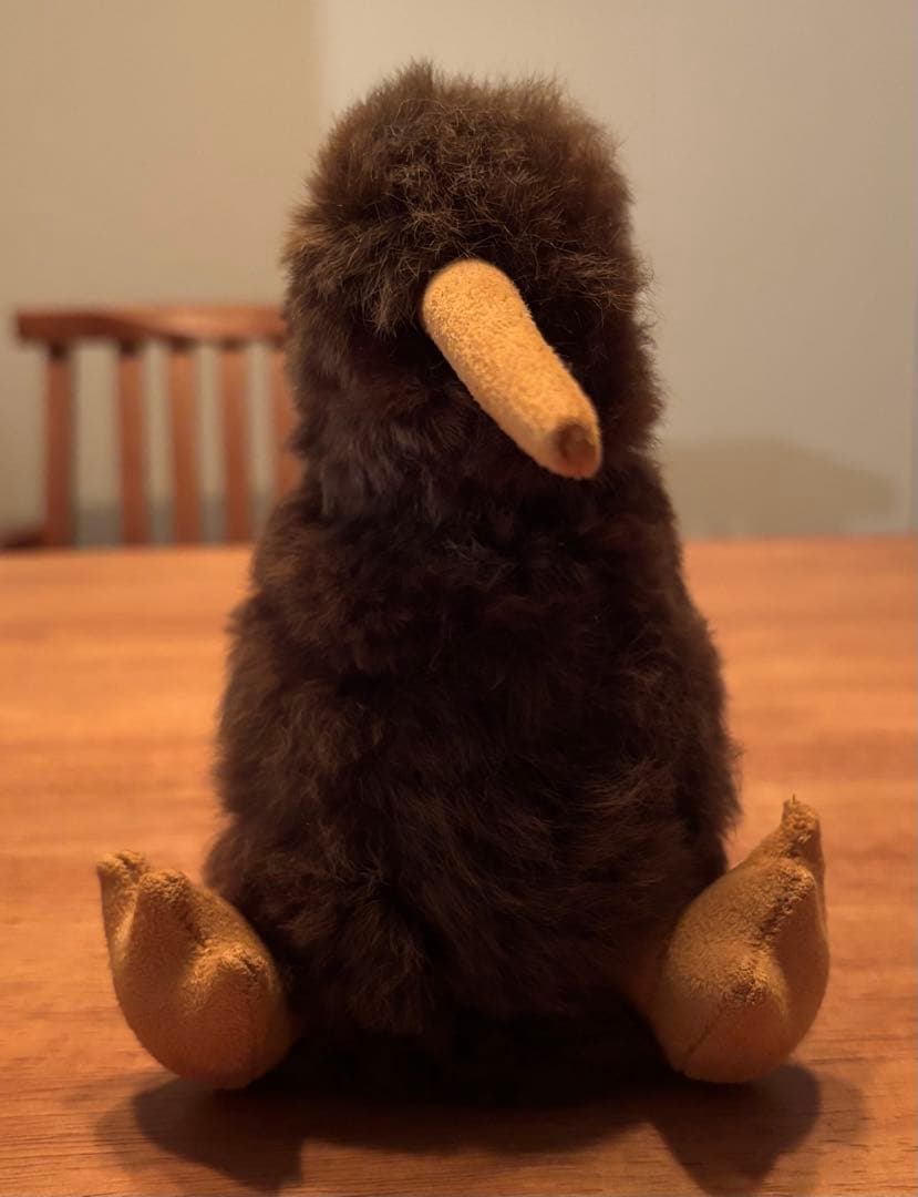【レア】ベビーアルパカ毛ぬいぐるみ キウイ ダークブラウン