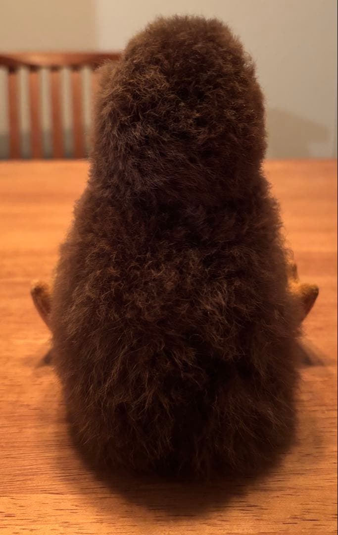 【レア】ベビーアルパカ毛ぬいぐるみ キウイ ダークブラウン