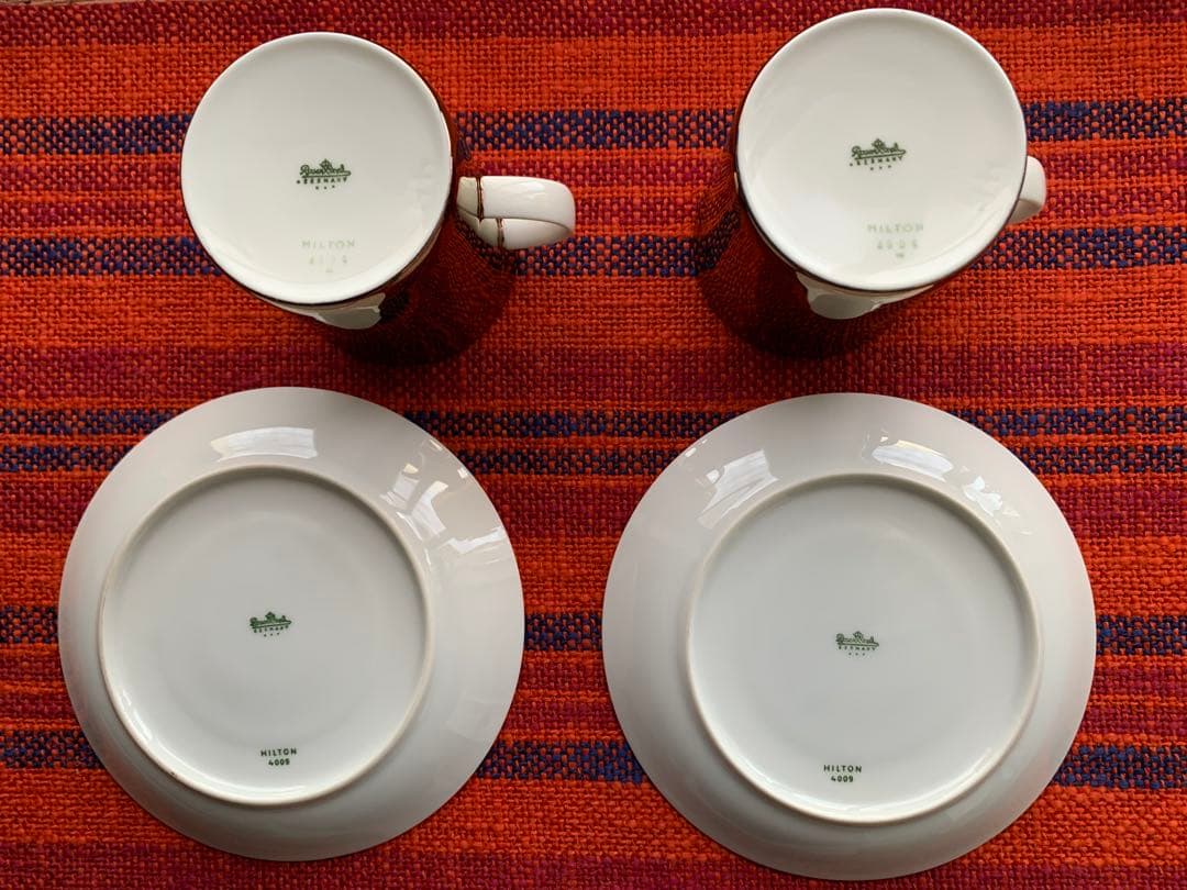 ビヨンヴィンブラッド　ビンテージローゼンタール社ヒルトンコーヒーカップ5客セット