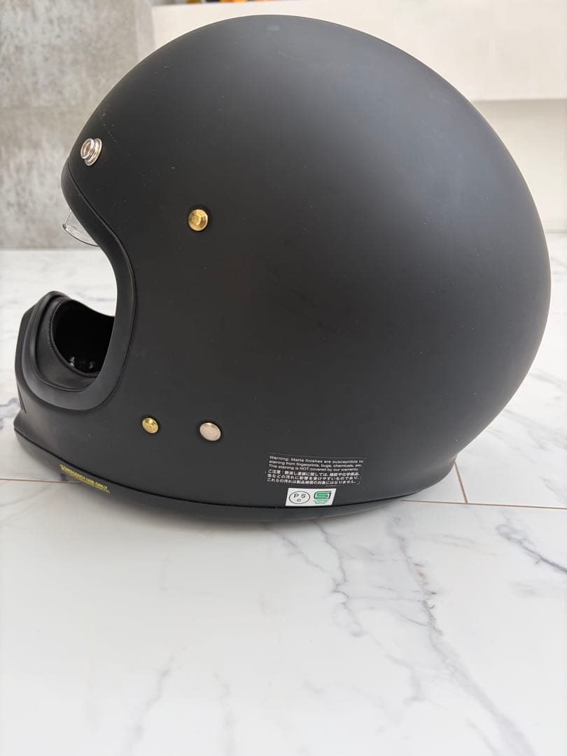 【美品】　SHOEI フルフェイスヘルメット マットブラック　Lサイズ