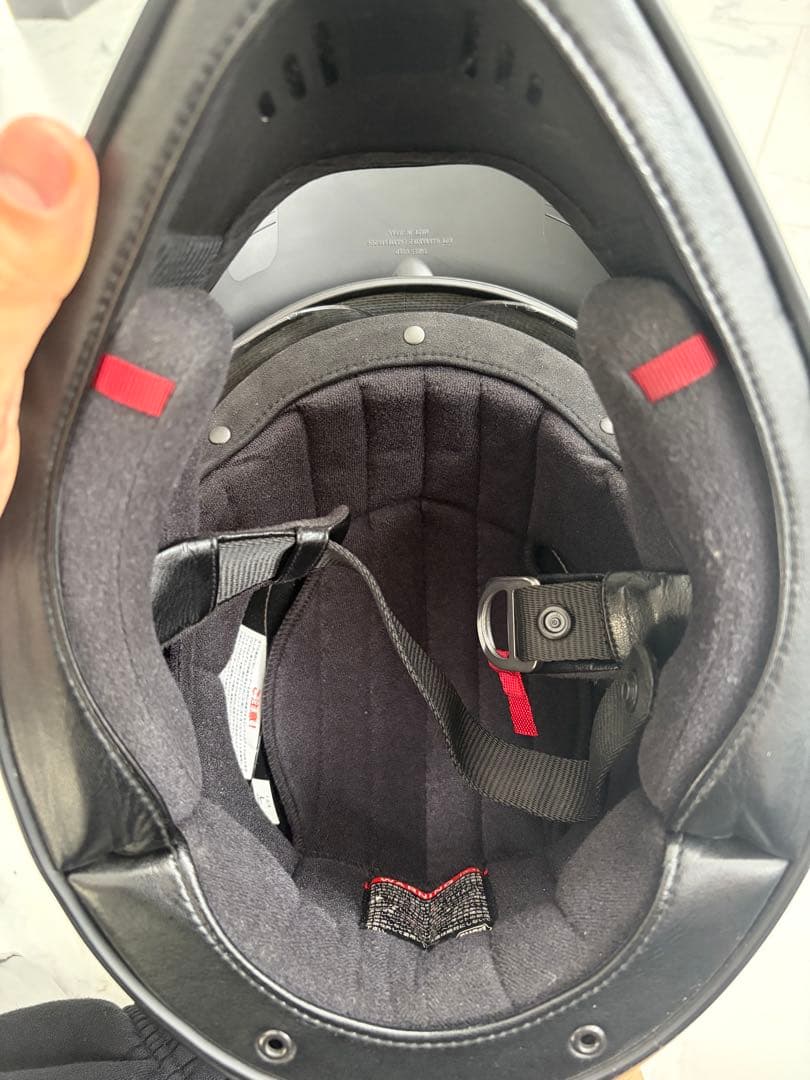 【美品】　SHOEI フルフェイスヘルメット マットブラック　Lサイズ