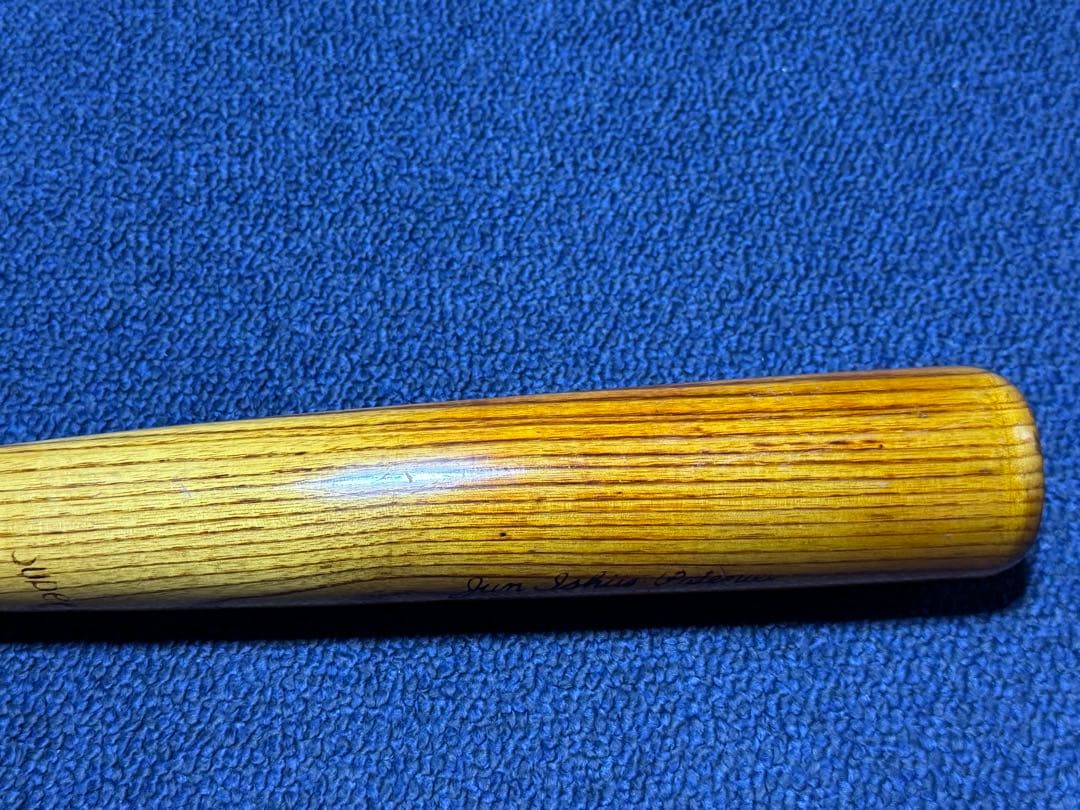 し*ん様 希少品 ジュン・イシイ製 硬式用圧縮バット 本物の王貞治氏実使用バット