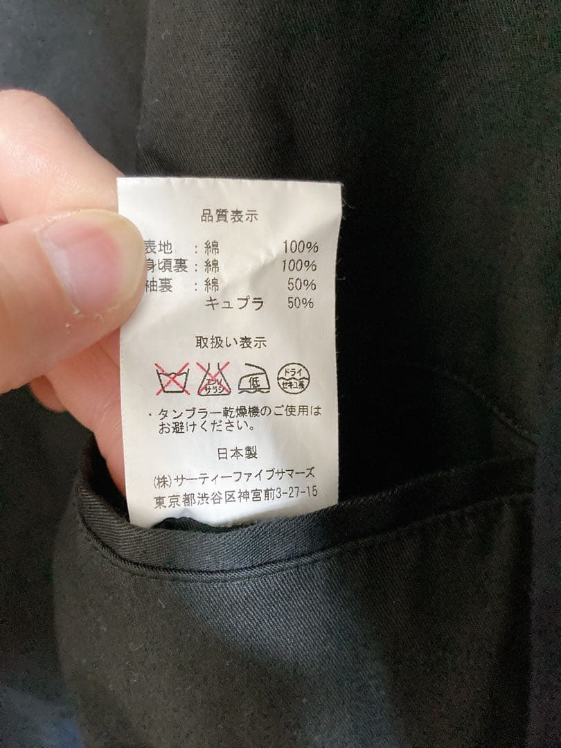 ANATOMICAアナトミカシングルラグランコートステンカラーコートネイビー