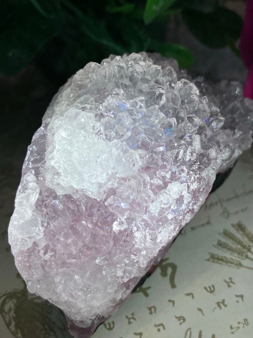 超希少✨ ピンクアナンダライト　アメジスト　水晶　レインボークォーツ　クリスタル