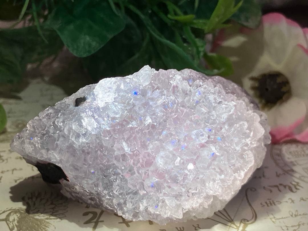 超希少✨ ピンクアナンダライト　アメジスト　水晶　レインボークォーツ　クリスタル