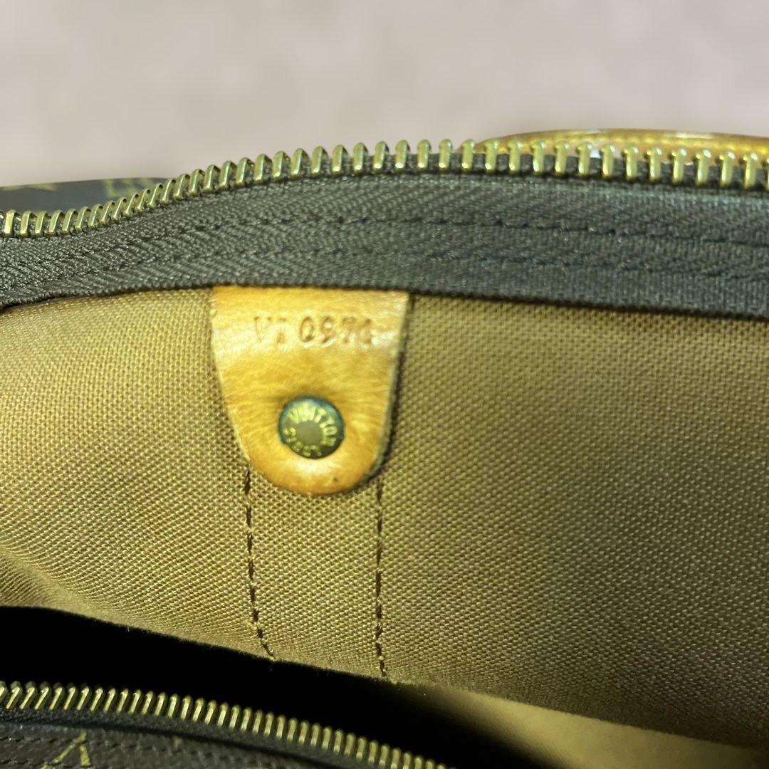 Louis Vuitton ボストンバッグ ダークブラウン/イエロー