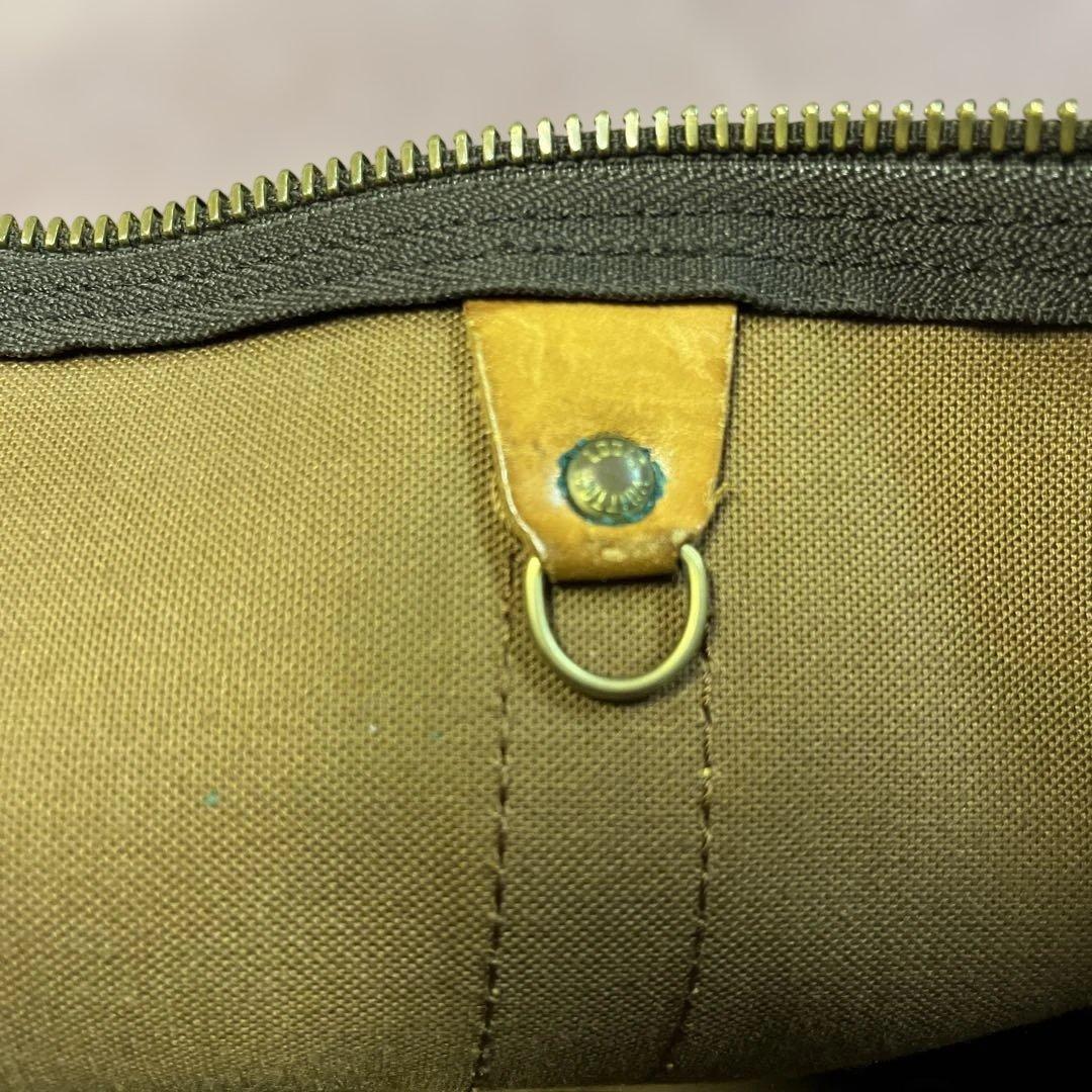 Louis Vuitton ボストンバッグ ダークブラウン/イエロー