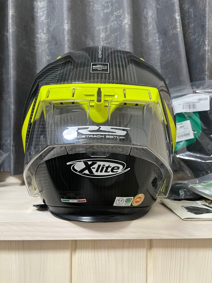 X-lite X-803RS HOTLAP イエロー XL カーボンヘルメット