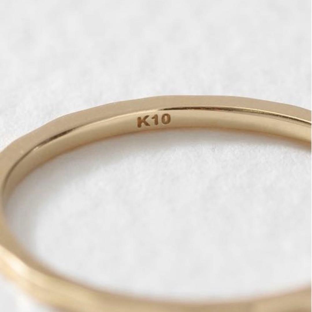 NOIR de POUPEE K10 YG リング 11号