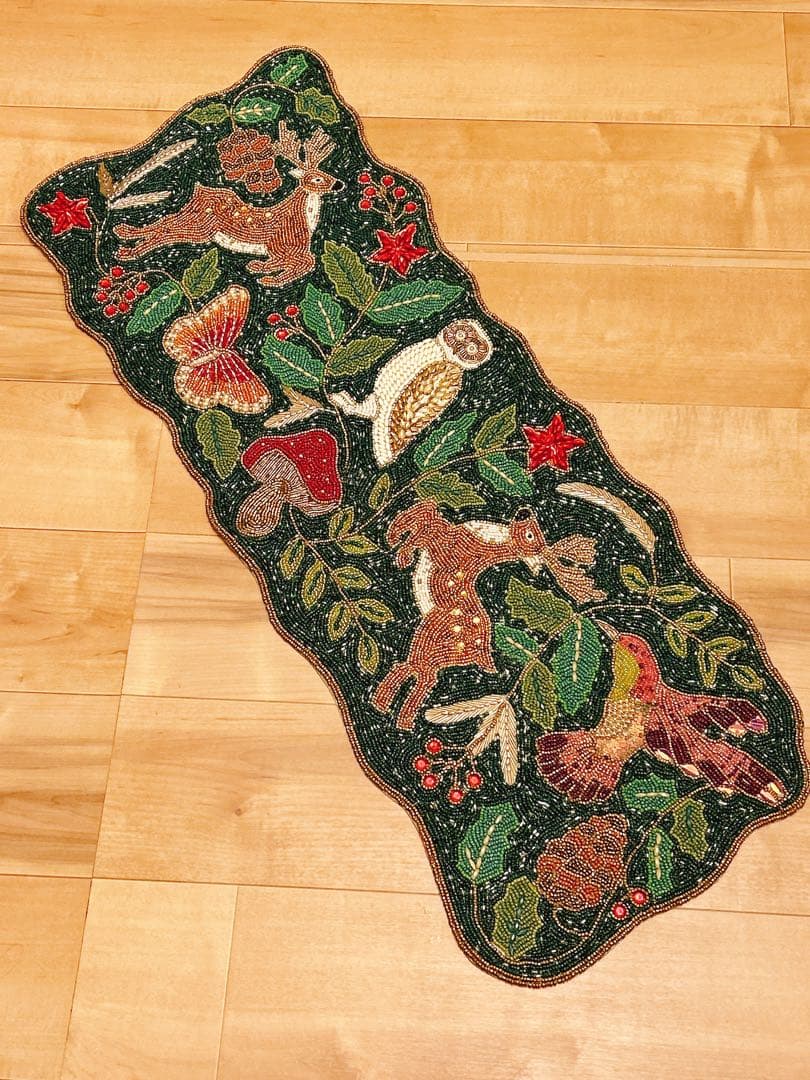 【送料無料・翌日発送】アメリカ クリスマス ホリデー テーブルランナー