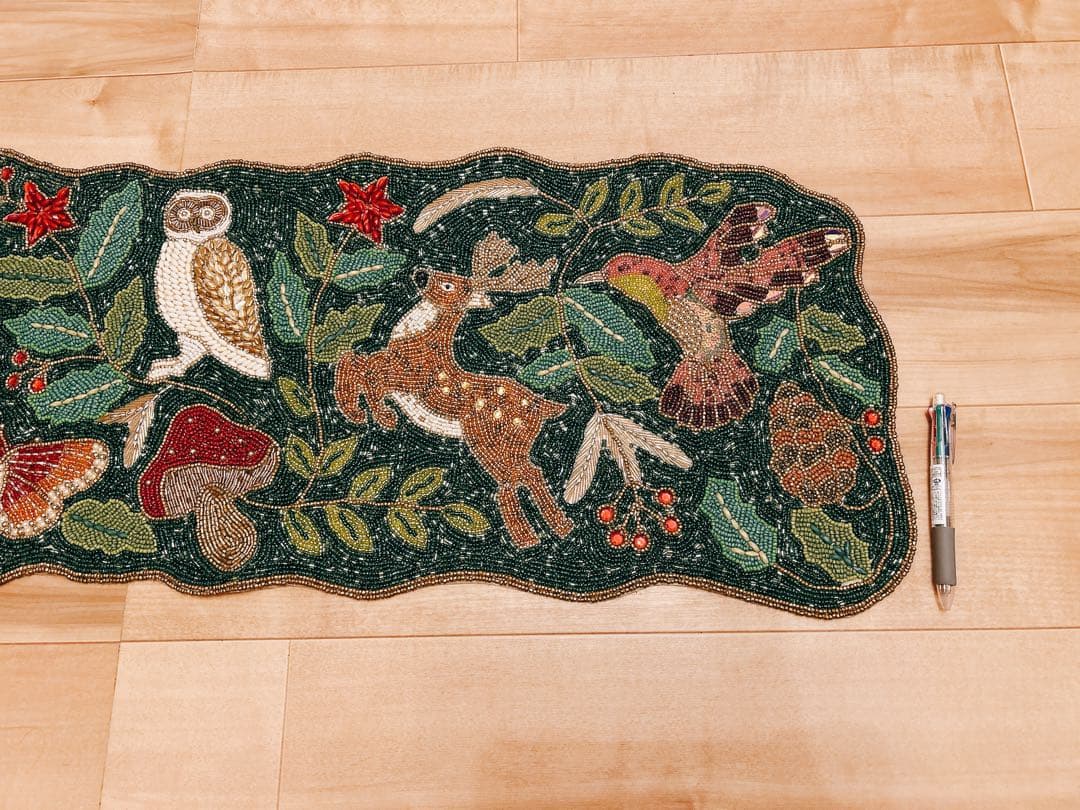 【送料無料・翌日発送】アメリカ クリスマス ホリデー テーブルランナー