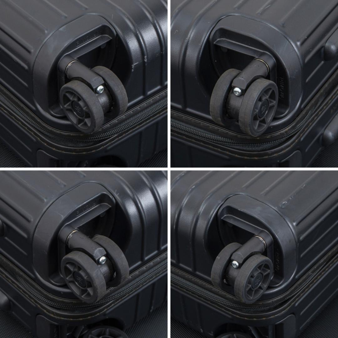 美品 リモワ エッセンシャル キャビンS 34L 4輪 TSA 機内持ち込み 黒