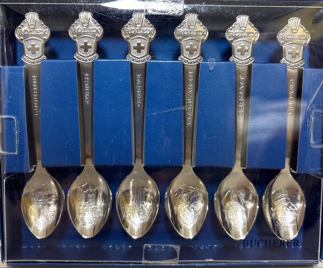 未使用　ROLEX BUCHERER スプーンセット　非売品