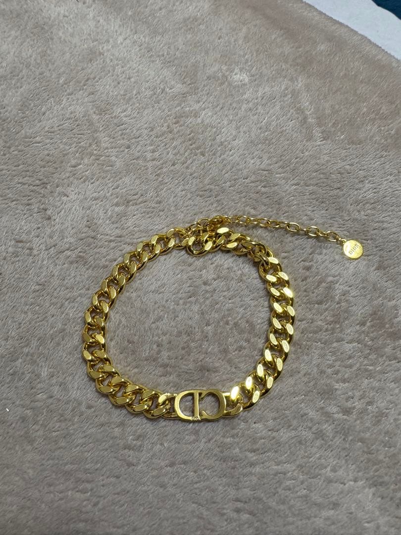 Dior ゴールドチェーンネックレス