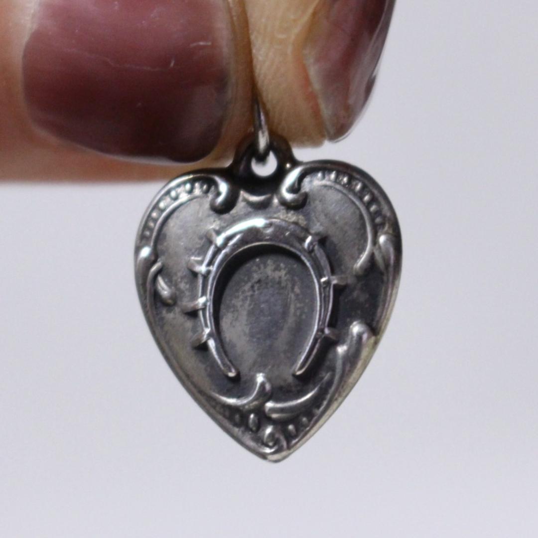 30s　スウィートハートジュエリー　WW2　ギフトに　ホースシュー　　波　 馬蹄