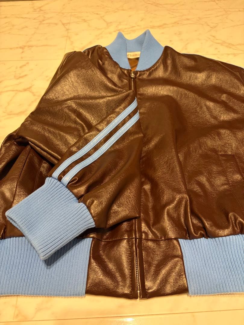 Clcamino ブラウン/ブルー ジャケット