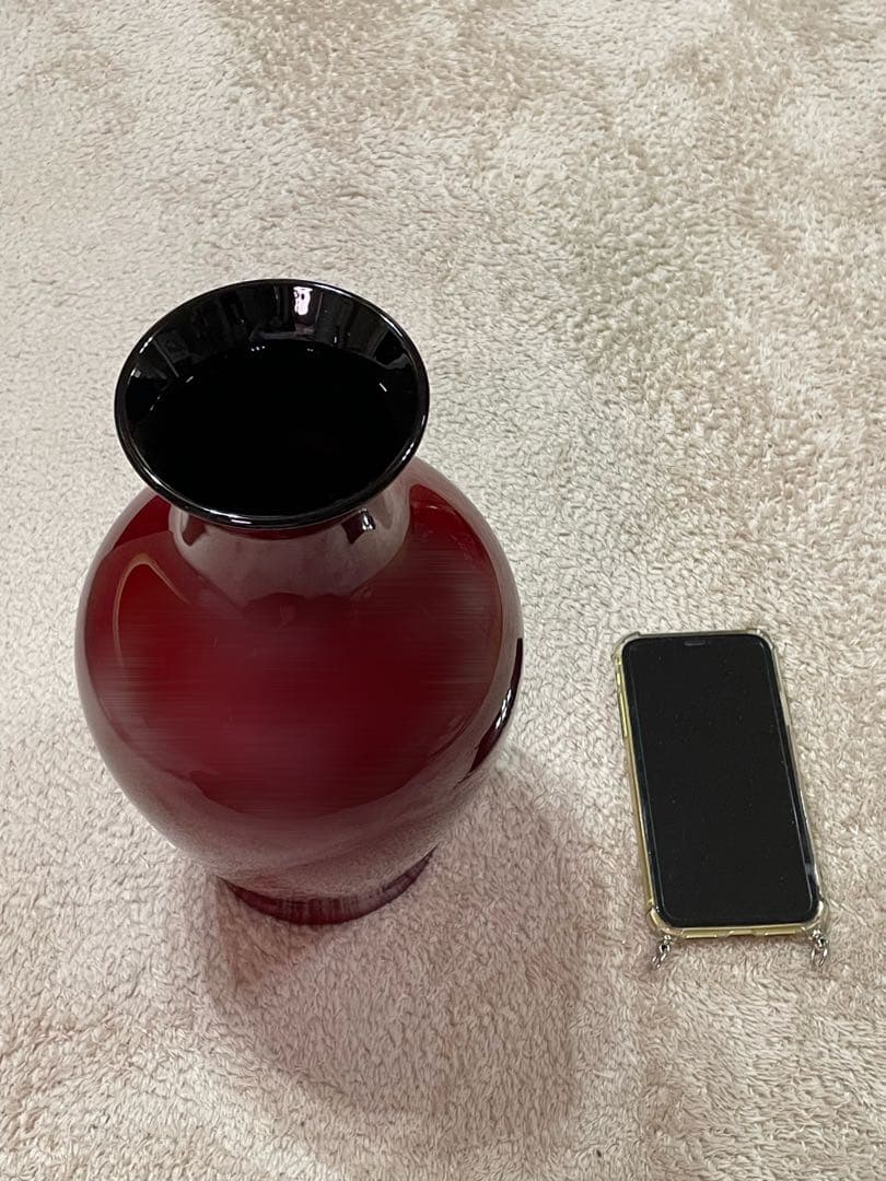 辰砂花生 深紅 ノリタケ ボーンチャイナ