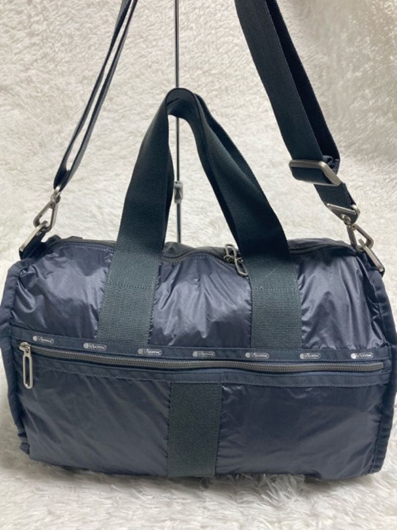 美品LESPORTSACレスポートサック☆エッセンシャルボストン大容量グレー