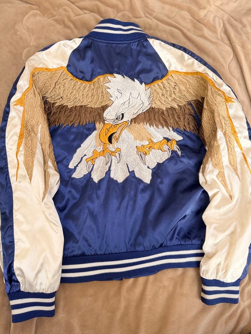日本製 Hoshihime 大鷲 ワシ 日本限定スカジャン vintageサテン