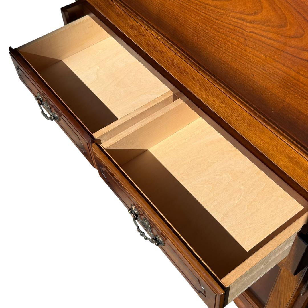 KZ027 【リアルシャビー】カリモク　ライティングビューロー　コロニアル