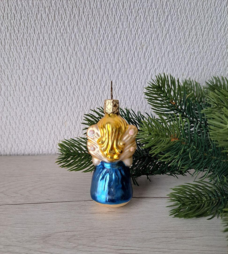 Inge glas　インゲグラス　星を持つ天使　ガラスオーナメント　クリスマス