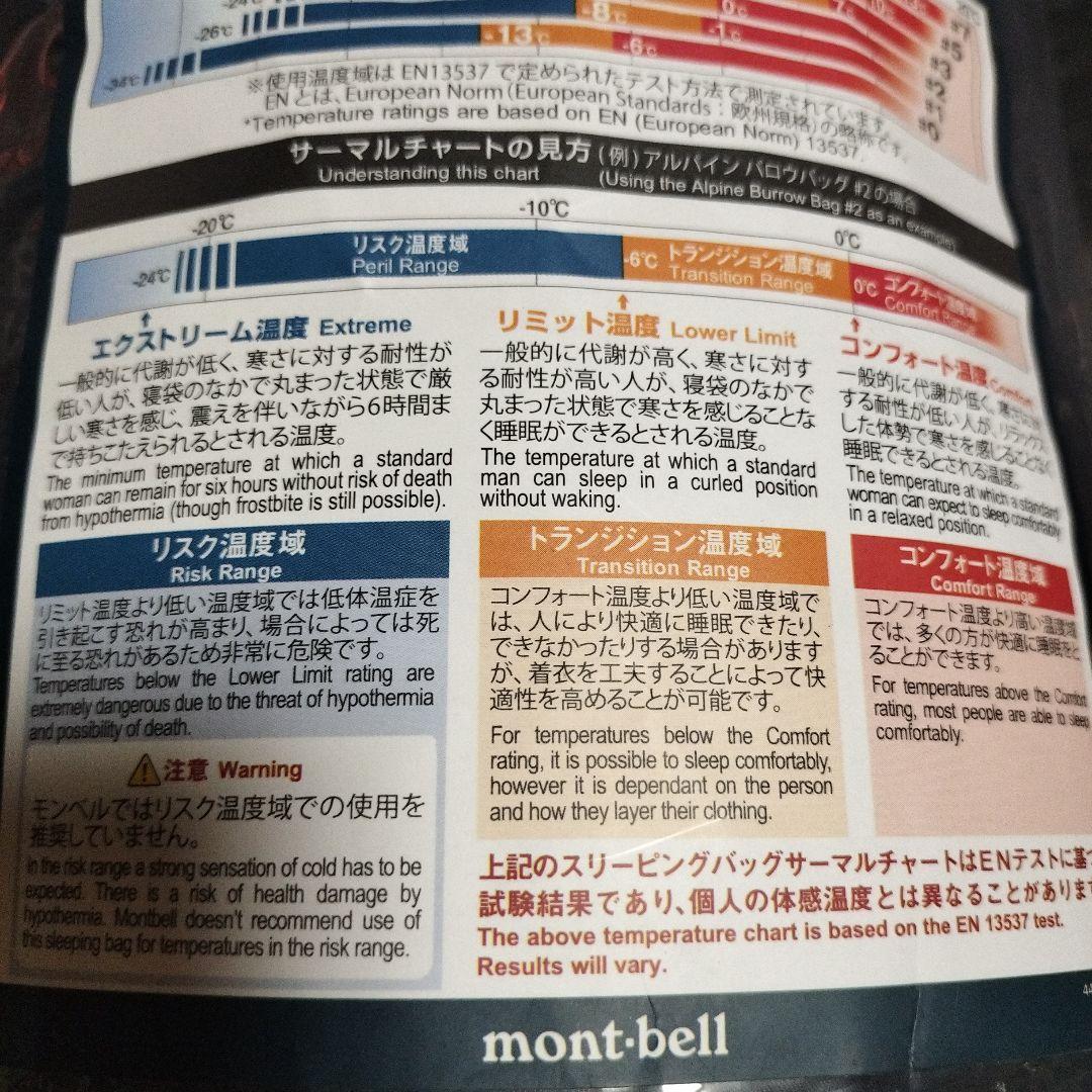 モンベル　アルパインバロウバッグ＃0
