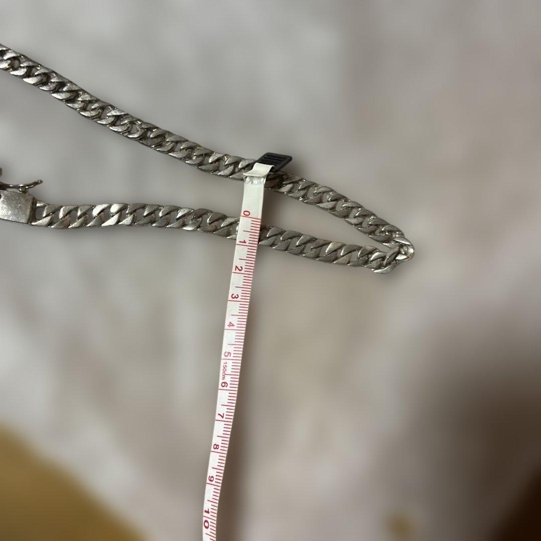 シルバー925ネックレスマイアミキューバン70g超‼️