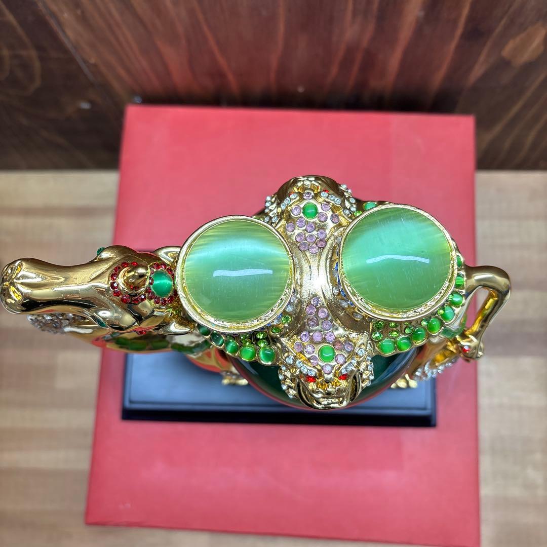 中国美術 りゅうきんらくだ 流金駱駝 金メッキ ラクダ 奮門 開拓置物