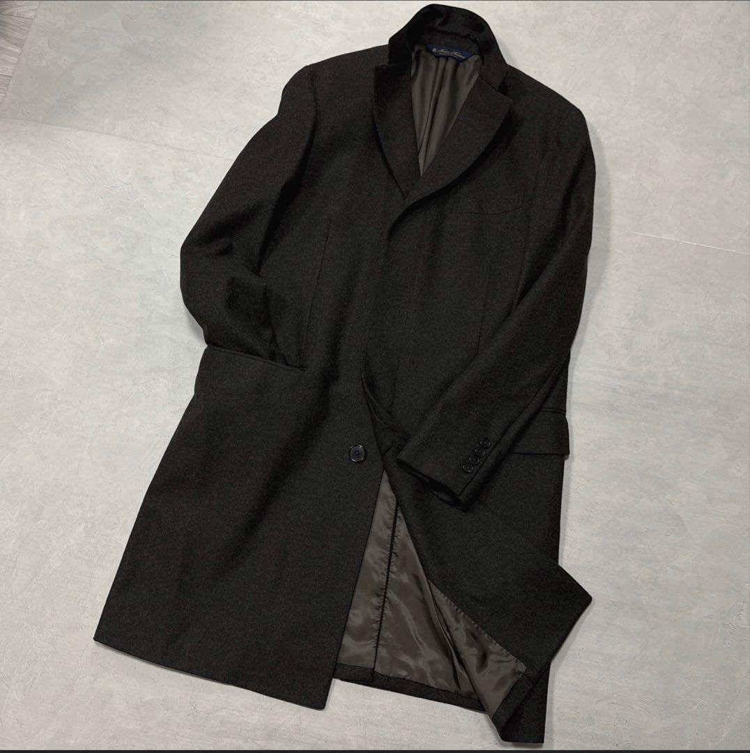 23AW Brooks Brothers フランネル チェスターコート オリーブ
