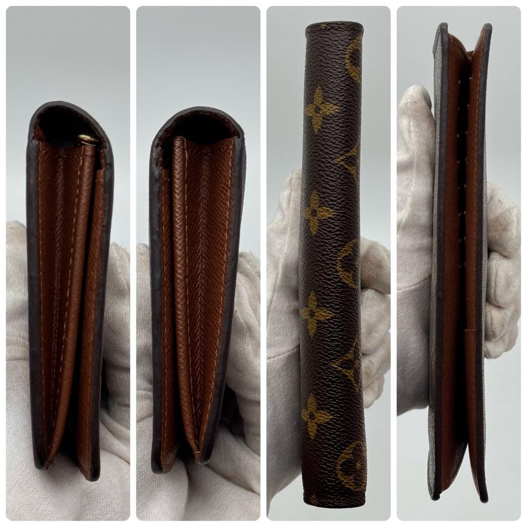 【極美品】ルイヴィトン　モノグラム　ポルトフォイユ　ブラザ　長財布　wallet