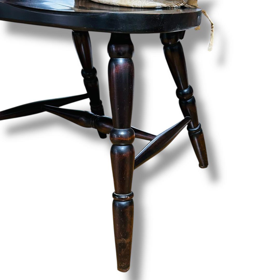 【2脚セット】③④ 北海道民芸家具 樺桜材 ウィンザー スピンドル チェア 椅子