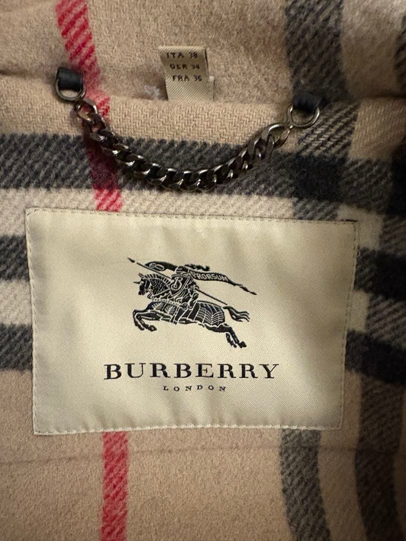Burberry ダッフルコート　ネイビー