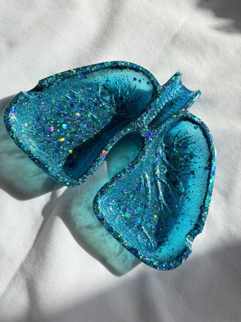 【オーダー用】肺の形の灰皿（肺皿）